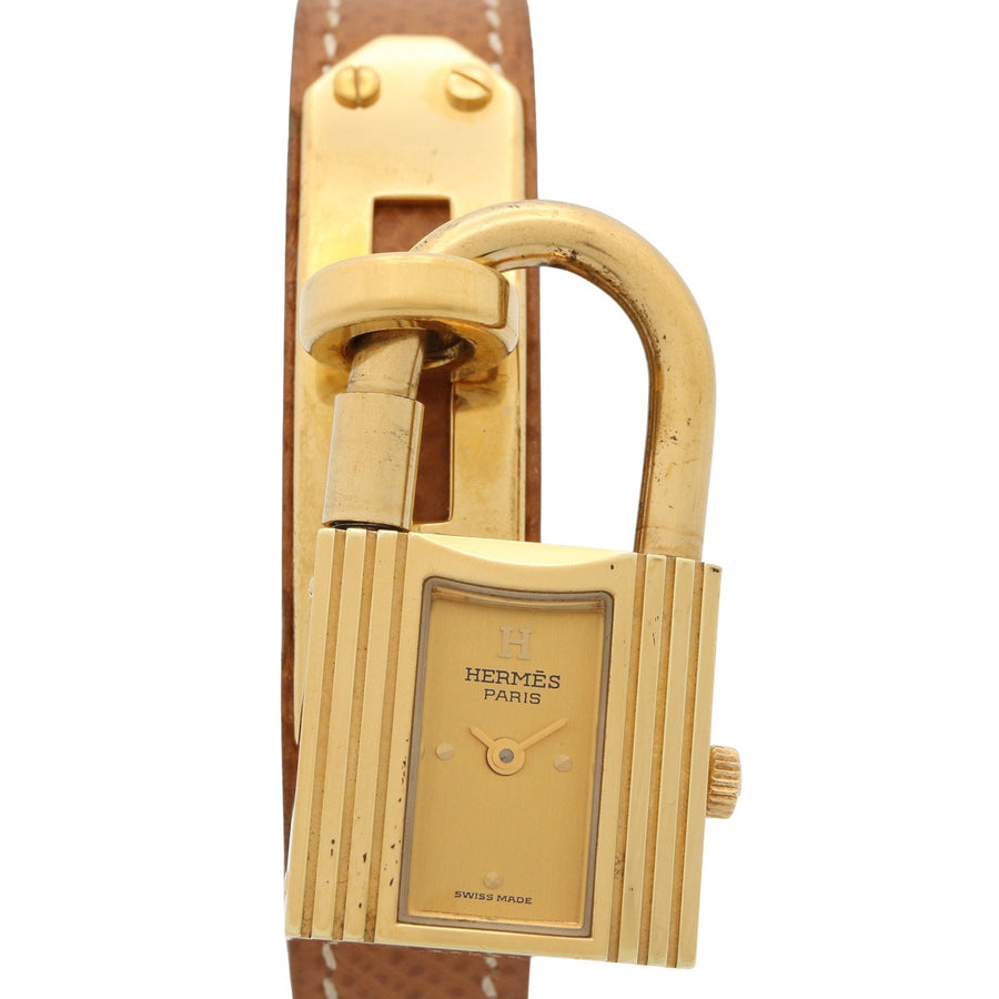 Hermes Kelly Watch Wrist Quartz Gold