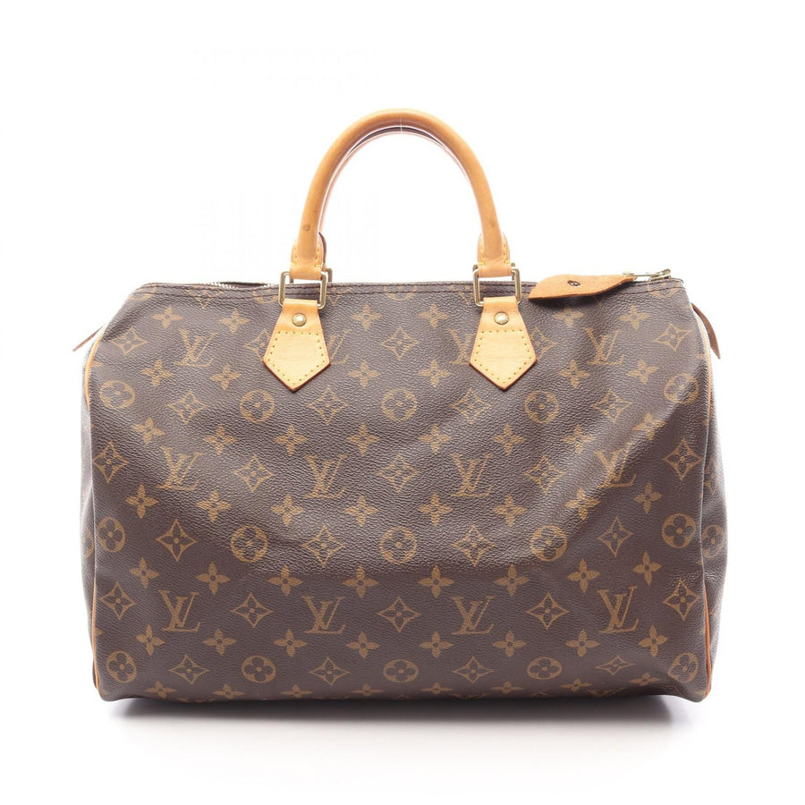 Louis Vuitton Speedy 35 Handbag Leather