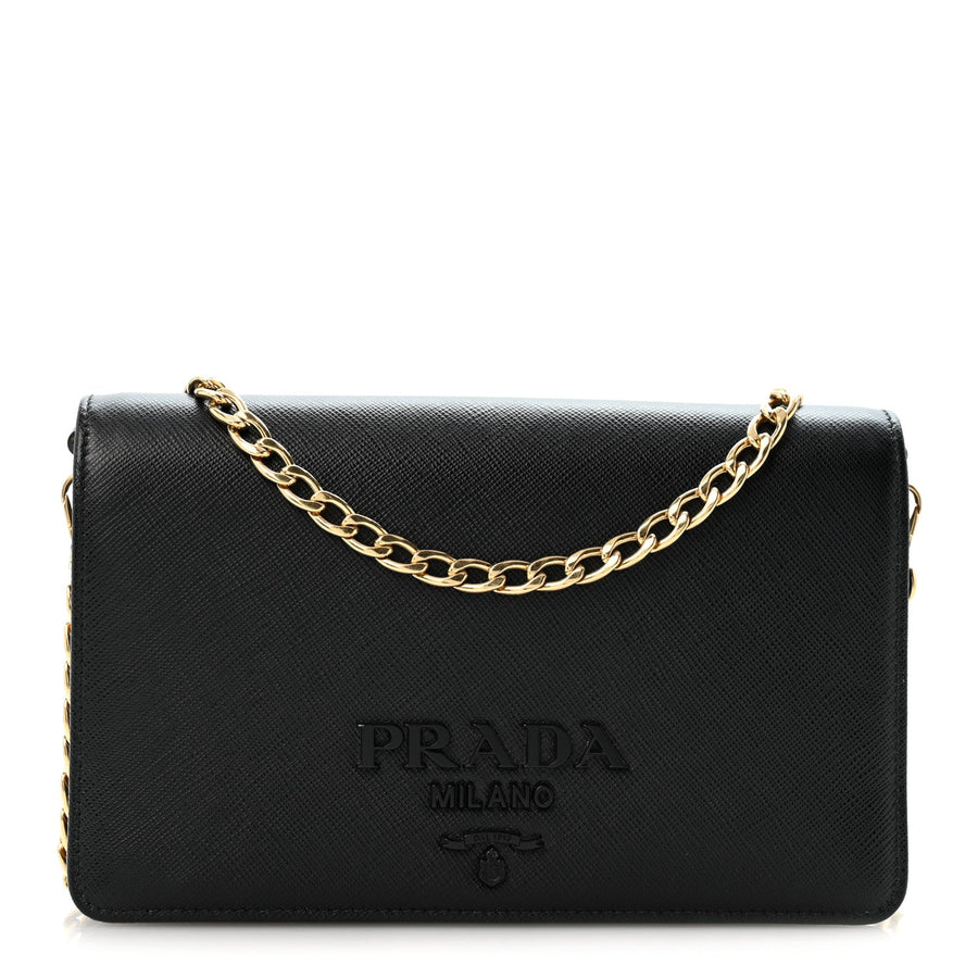 Prada Saffiano Lux Monochrome Chain