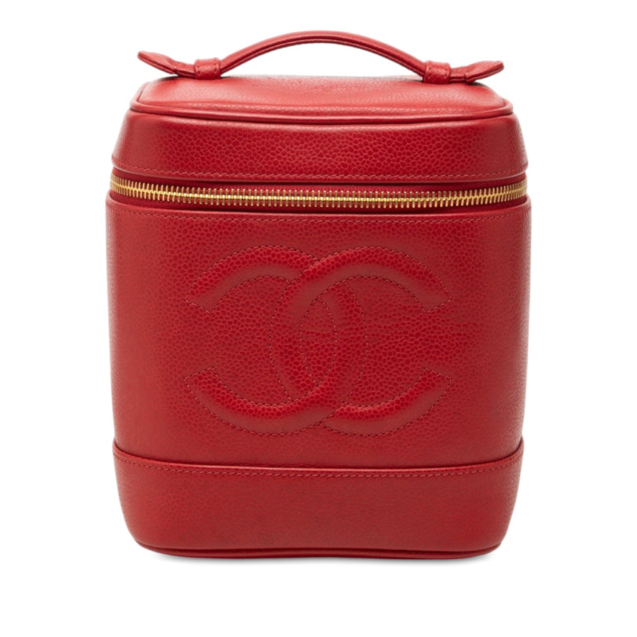 Chanel Cc Caviar Vanity Bag Pre-Loved