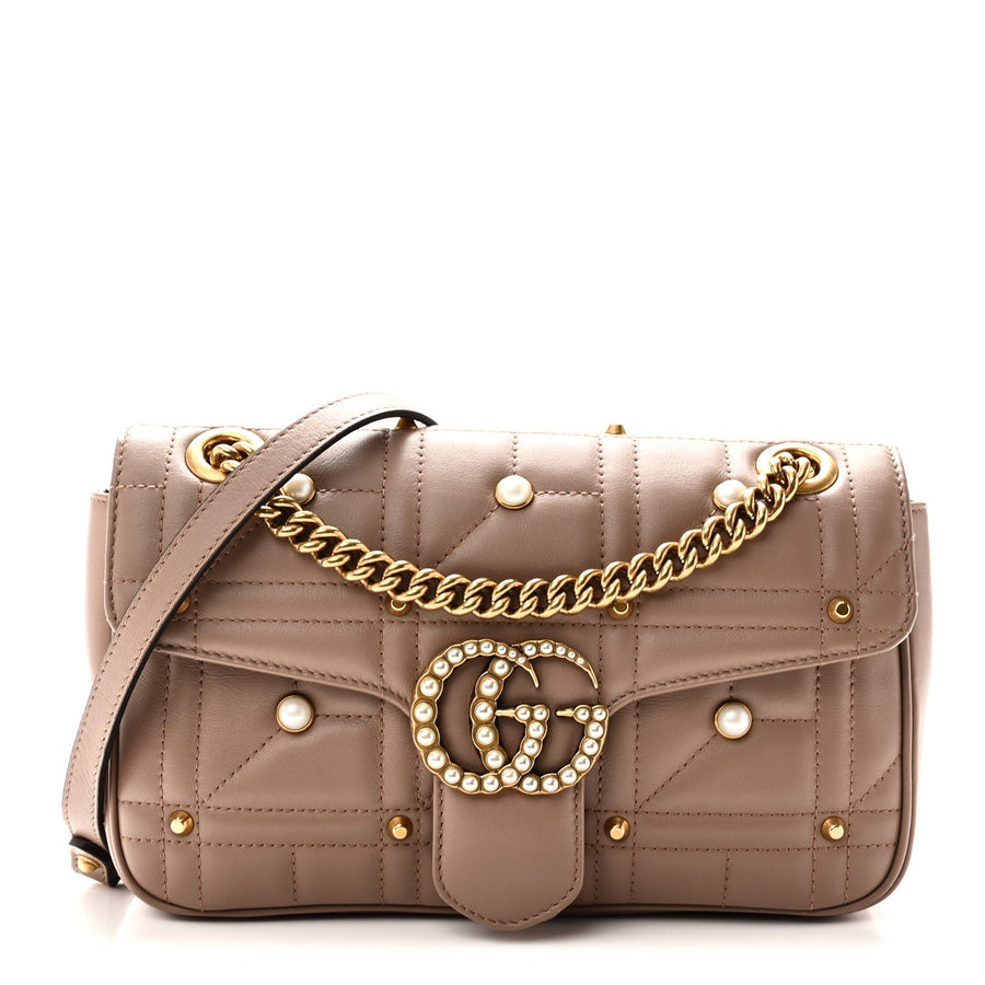 Gucci Calfskin Matelasse Studded Small