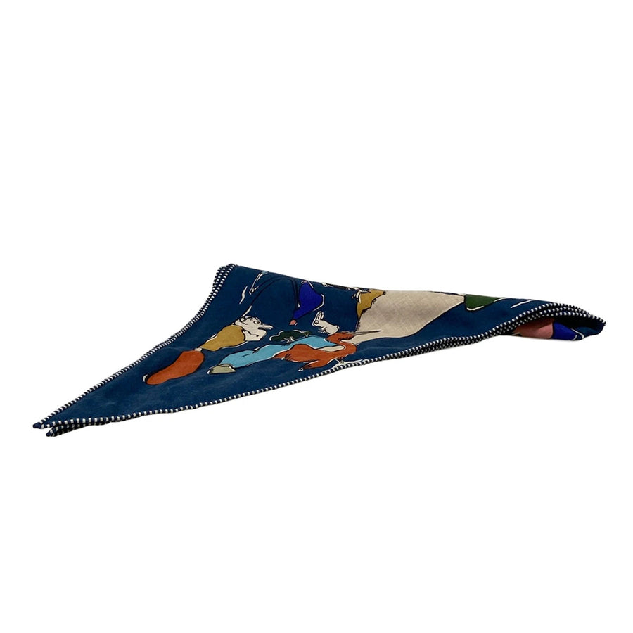 Hermes Triangle Geant Blue Petrol