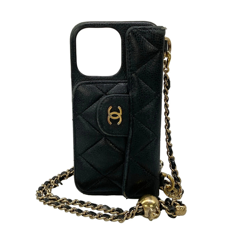Chanel Matelasse Black Calfskin