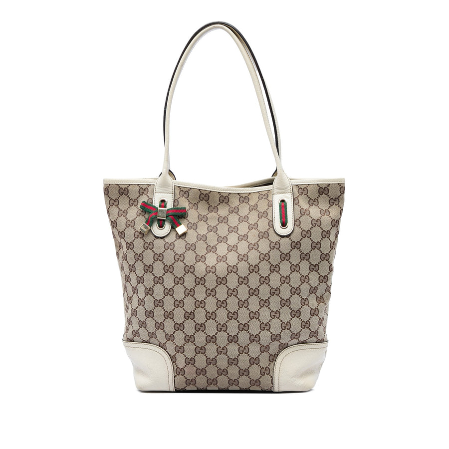 Gucci Gg Canvas Princy Tote Pre-Loved