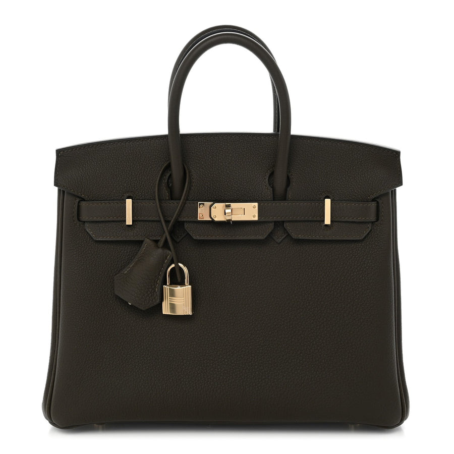 Hermes Togo Birkin 25 Vert Loden