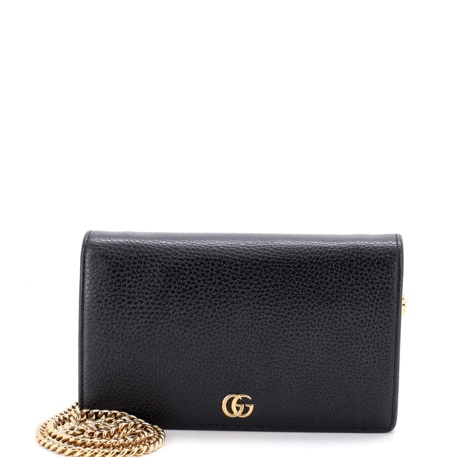 Gucci Petite Gg Marmont Chain Wallet