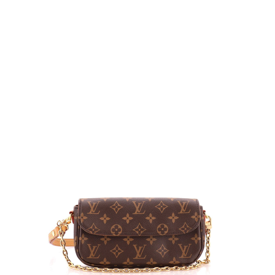Louis Vuitton Ivy Wallet On Chain Canvas