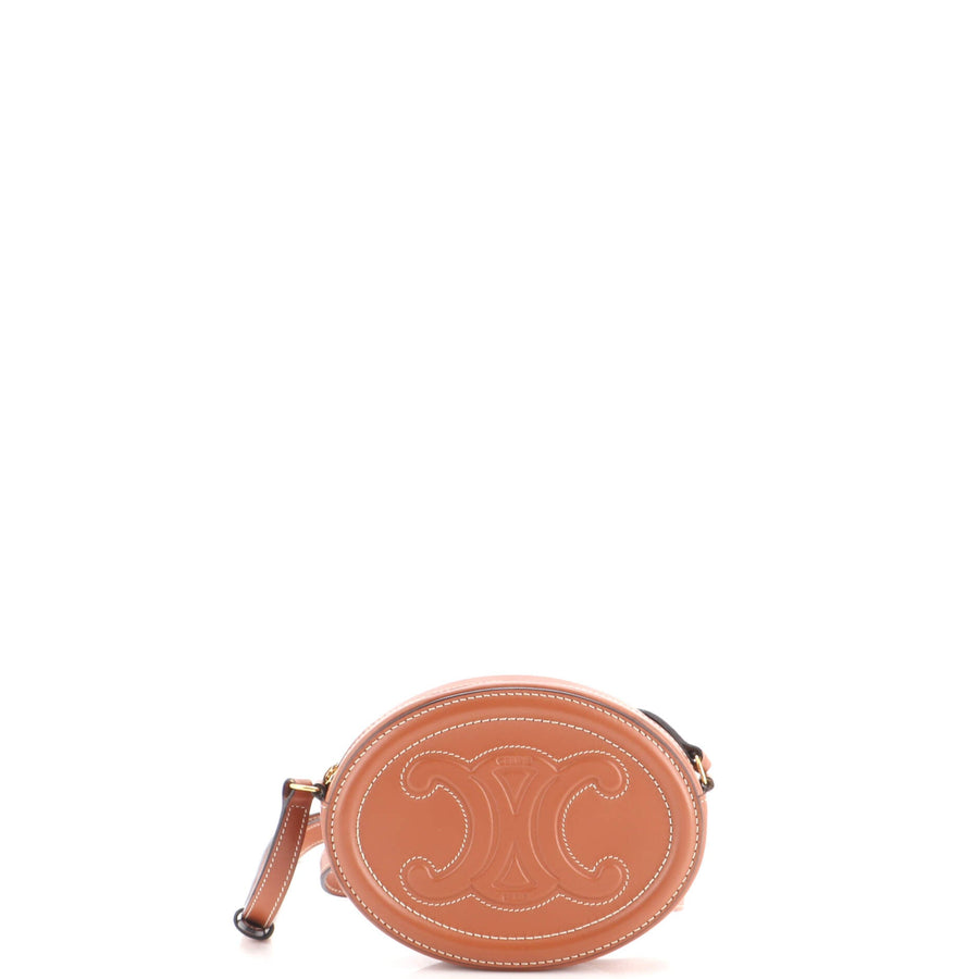 Celine Triomphe Oval Crossbody Bag