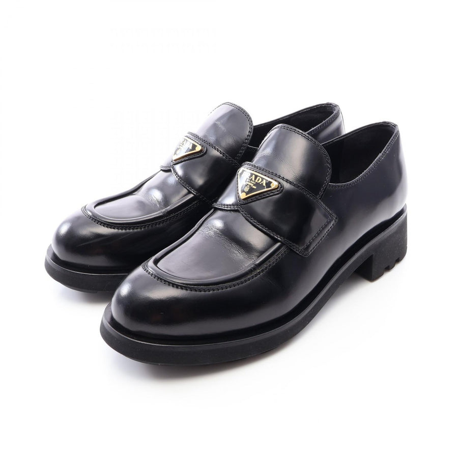 Prada Triangule Logo Plate Loafers Shoes
