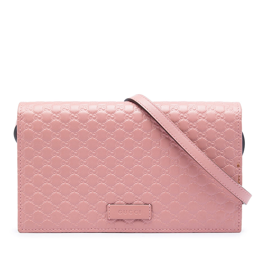 Gucci Microssima Wallet On Strap Pre-