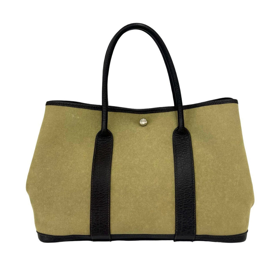 Hermes Garden Party Tote Toile And