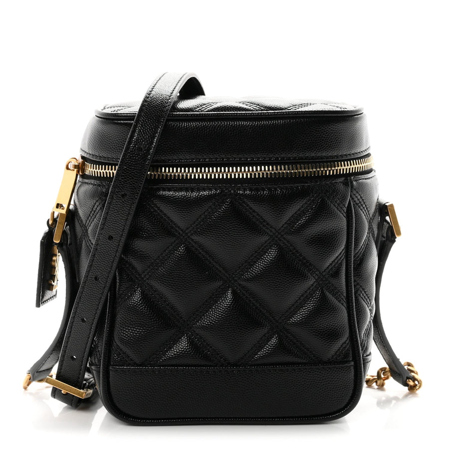 Saint Laurent Grain De Poudre Quilted