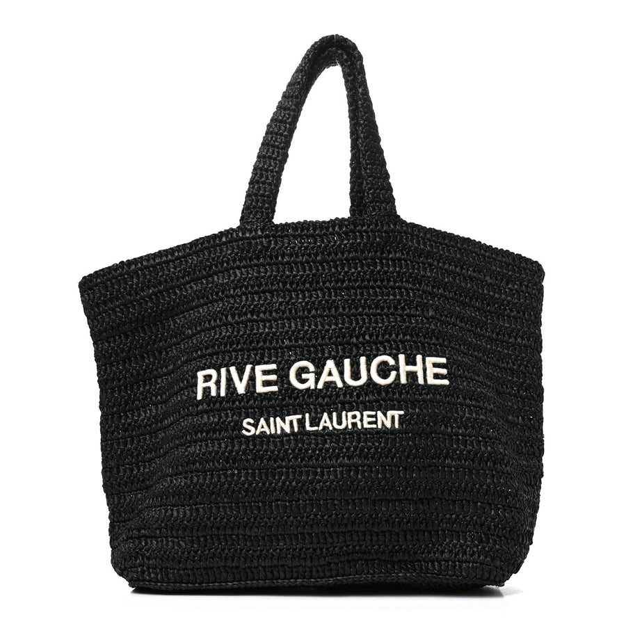Saint Laurent Raffia Rive Gauche Tote