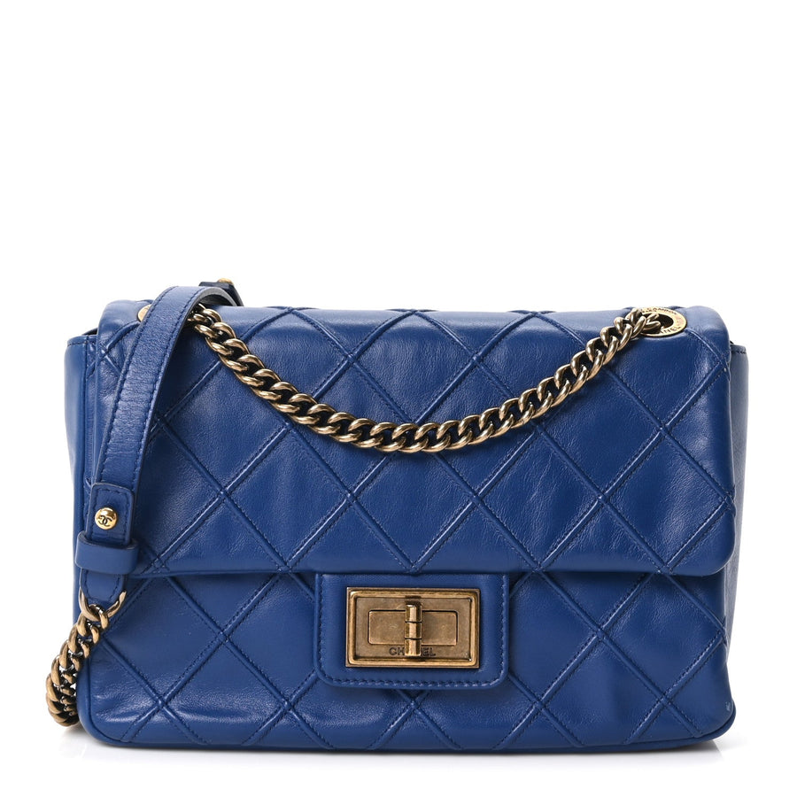 Chanel Calfskin Diamond Debossed Medium