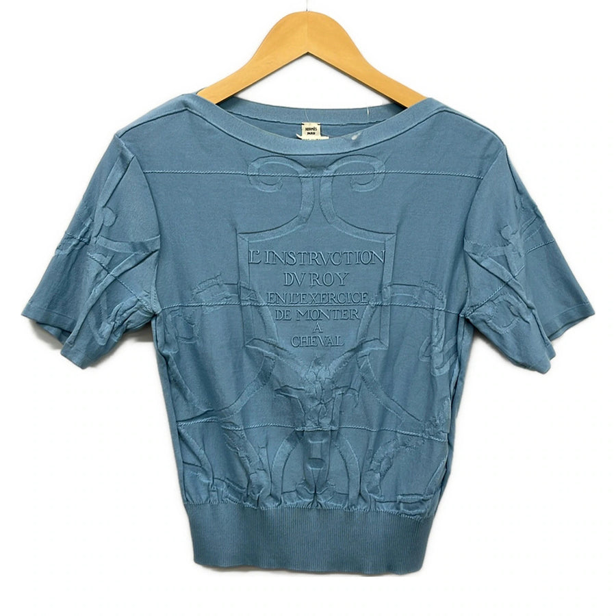 Hermes Light Blue Women's Sweater