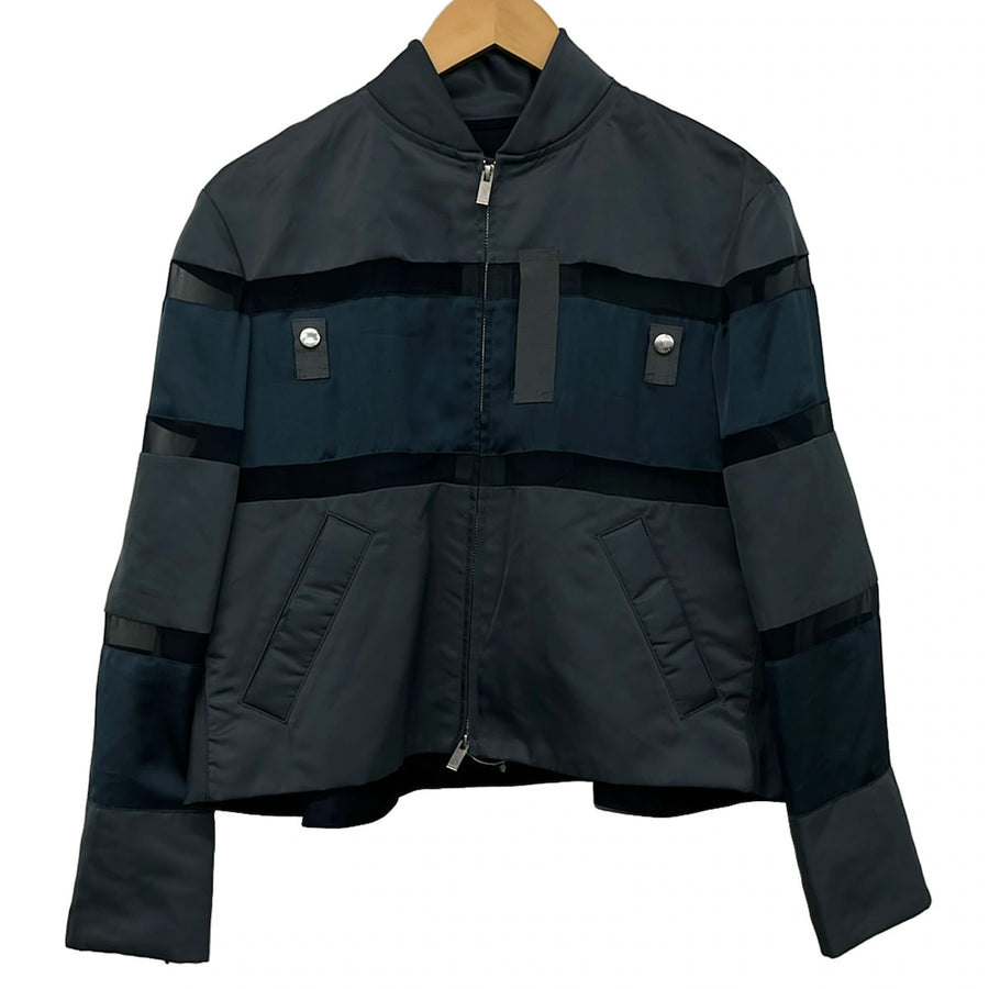 Sacai Gray Navy Multi Women's