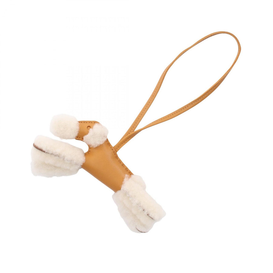 Hermes Buddy Bag Charm Z Agneau Milo