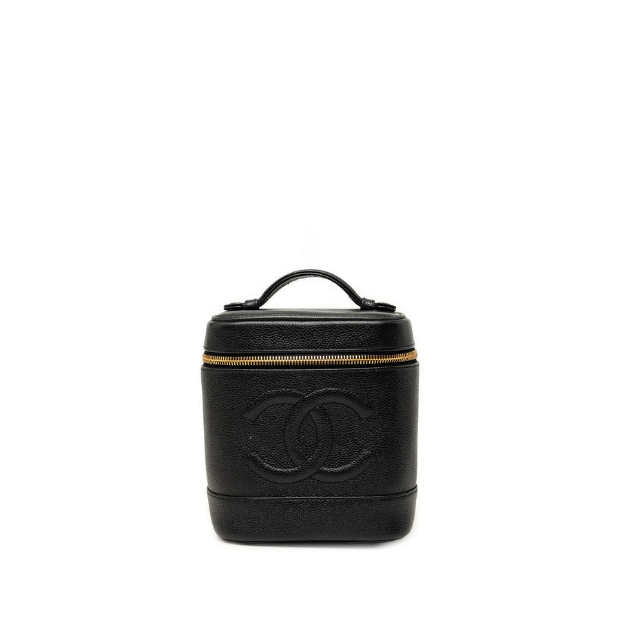 Chanel Cc Caviar Vanity Case Pre-Loved