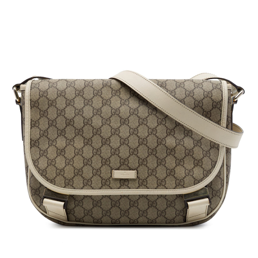 Gucci Gg Supreme Crossbody Pre-Loved Bag