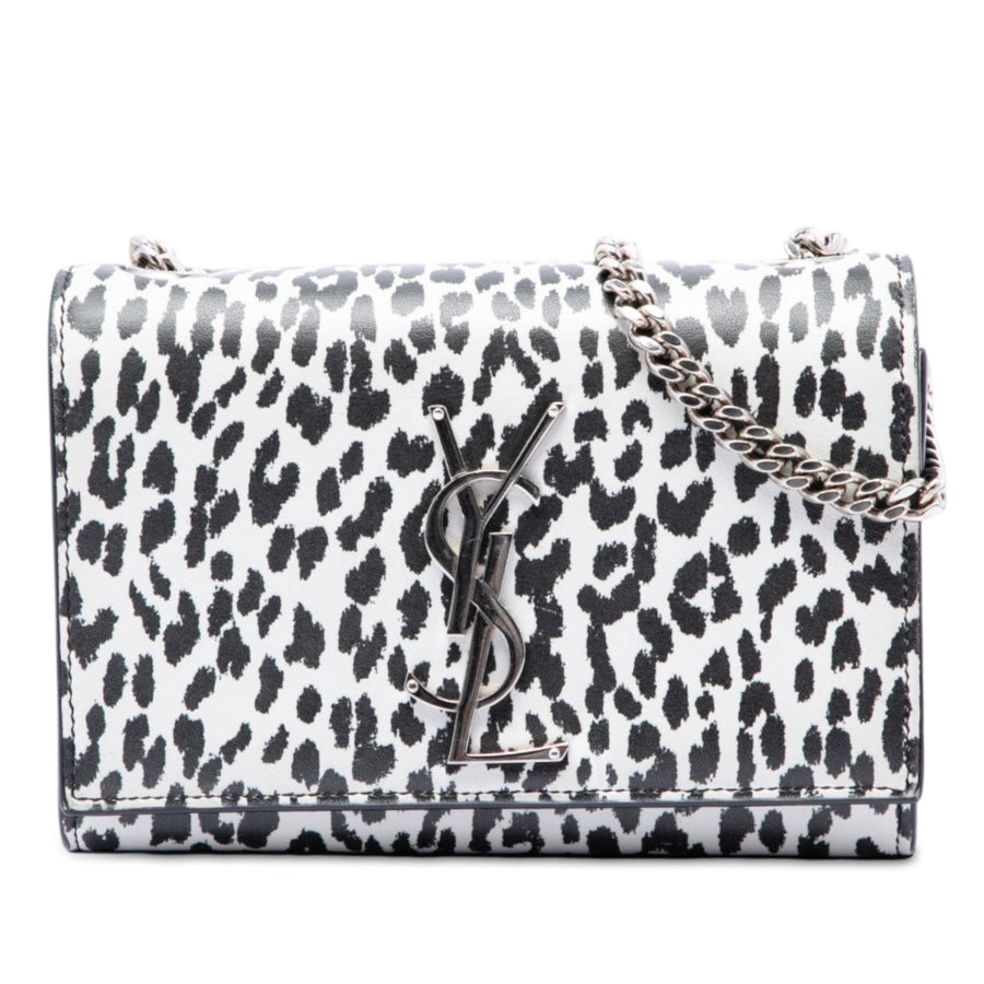 Saint Laurent Small Calfskin Leopard