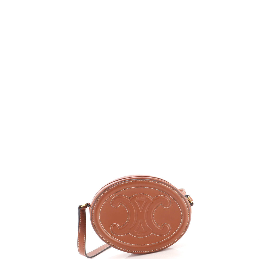 Celine Triomphe Oval Crossbody Bag
