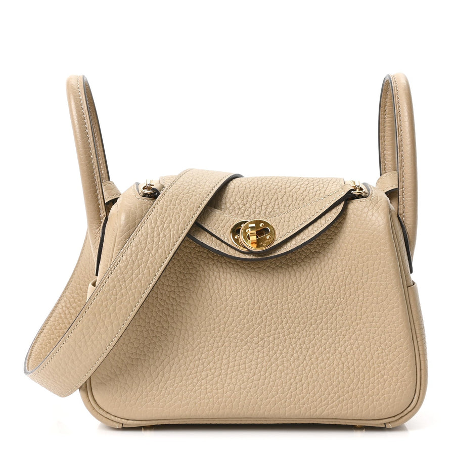 Hermes Taurillon Clemence Mini Lindy 20