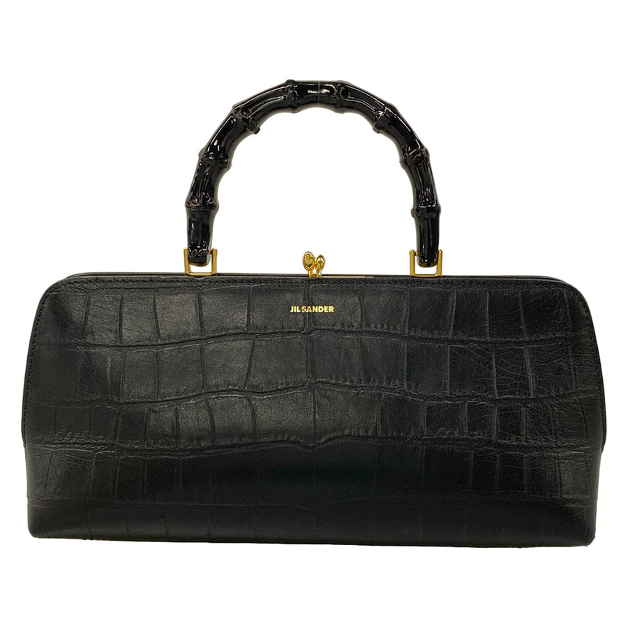 Jil Sander Godji Bag Small Bamboo Black