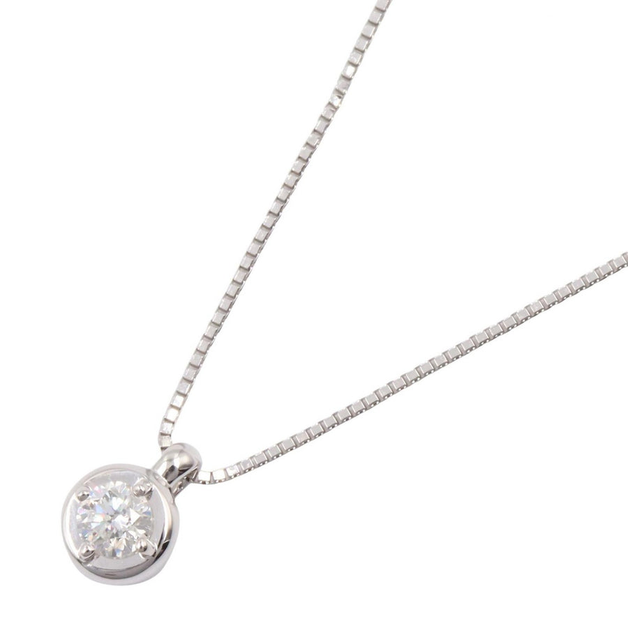 Tasaki Diamond Necklace Pendant 18Kwg