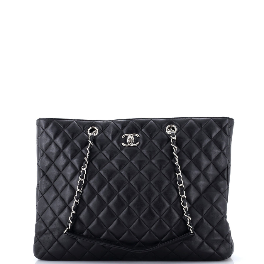 Chanel Classic Cc Shopping Tote Quilted