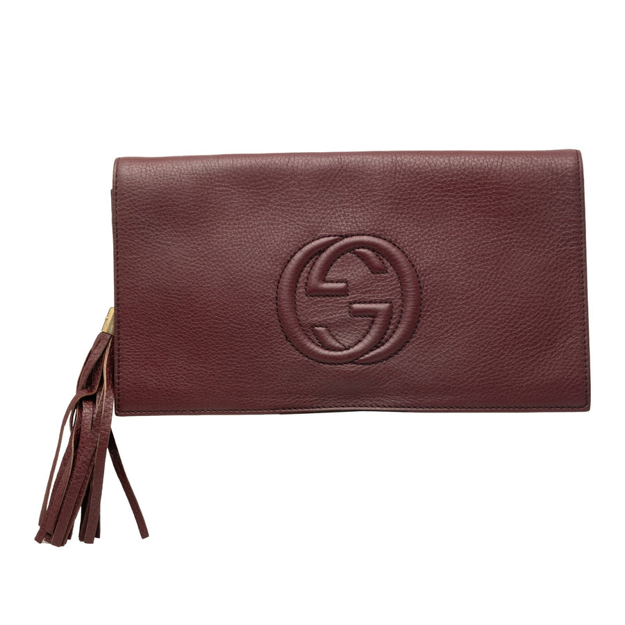 Gucci Calfskin Soho Disco Clutch Pre-