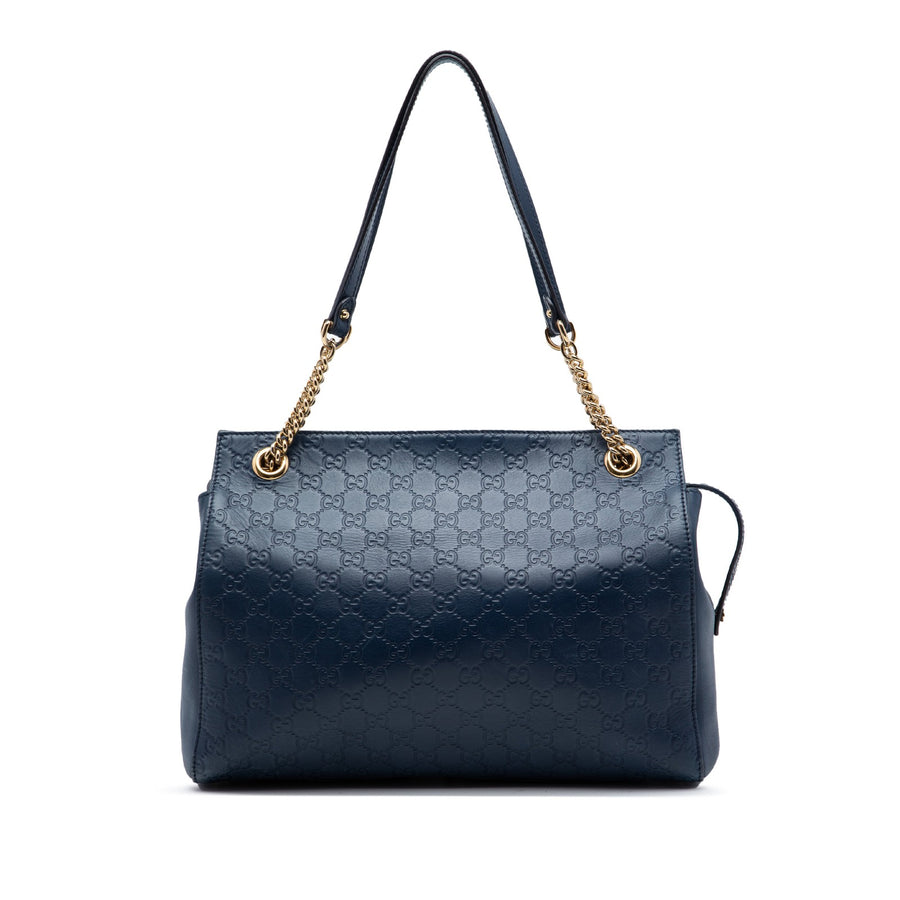 Gucci Medium Ssima Soft Signature Tote