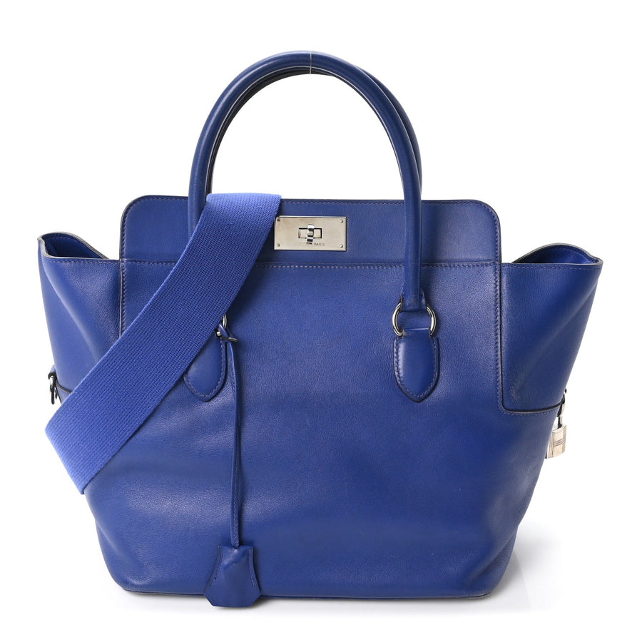 Hermes Swift Toolbox 26 Bleu Electrique