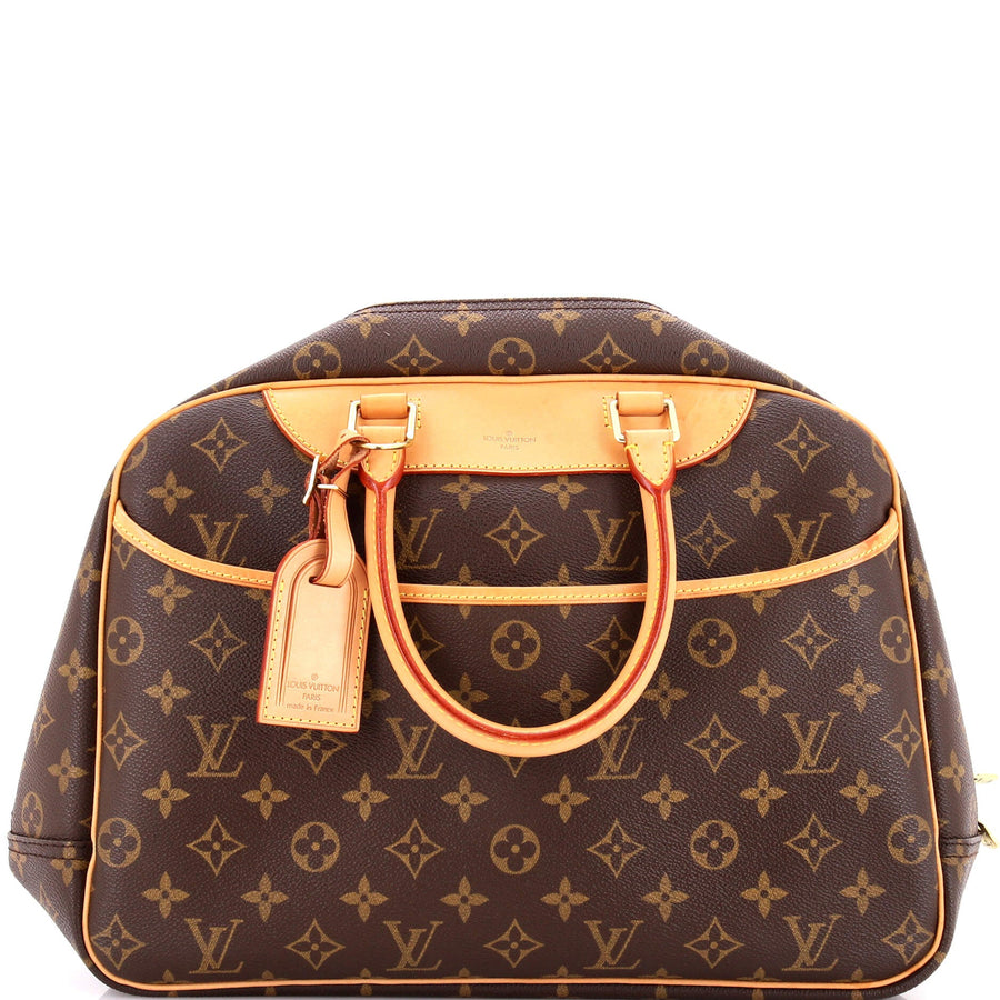 Louis Vuitton Deauville Handbag Canvas