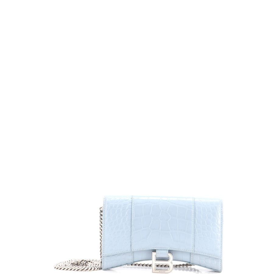 Balenciaga Hourglass Chain Wallet
