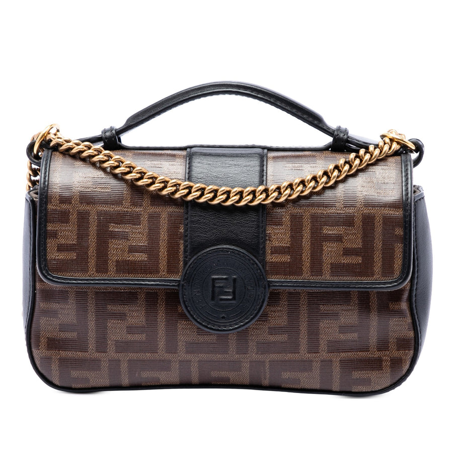 Fendi Vitello Grace And Glazed Ff Double