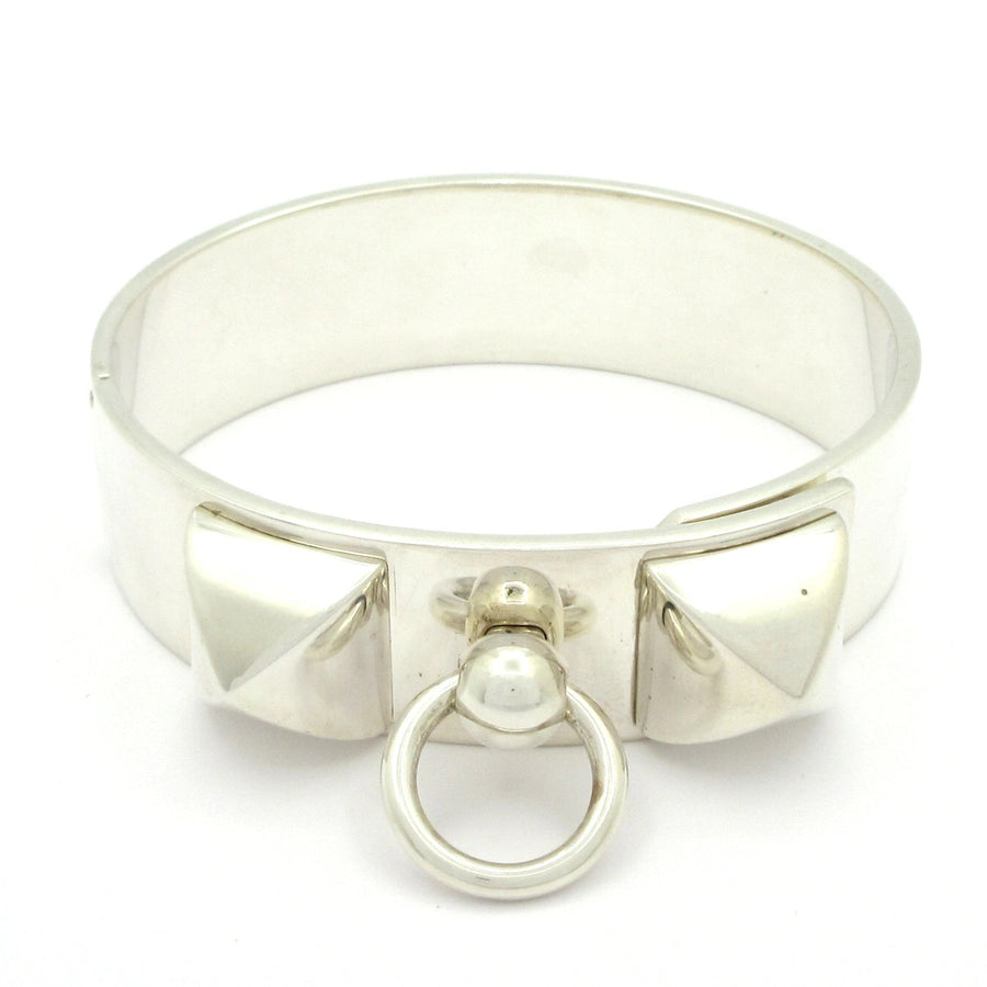 Hermes Collier De Cyan Mm Silver
