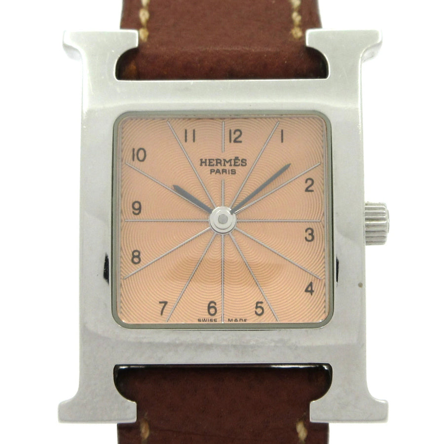 Hermes H Watch 1****** Brown Women's
