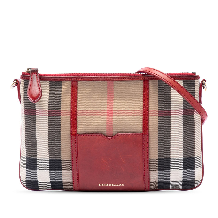 Burberry House Check Canvas Crossbody