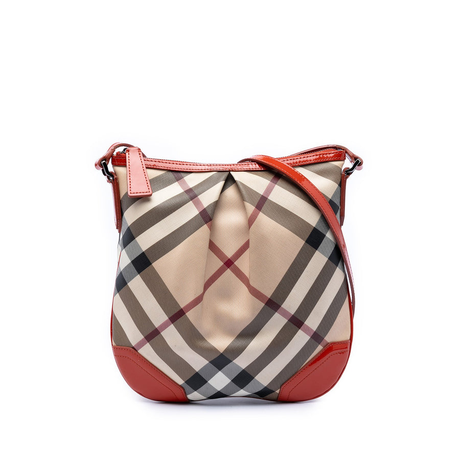 Burberry Supernova Check Coated Canvas