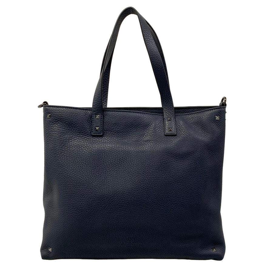 Valentinogaravani Dark Navy Leather