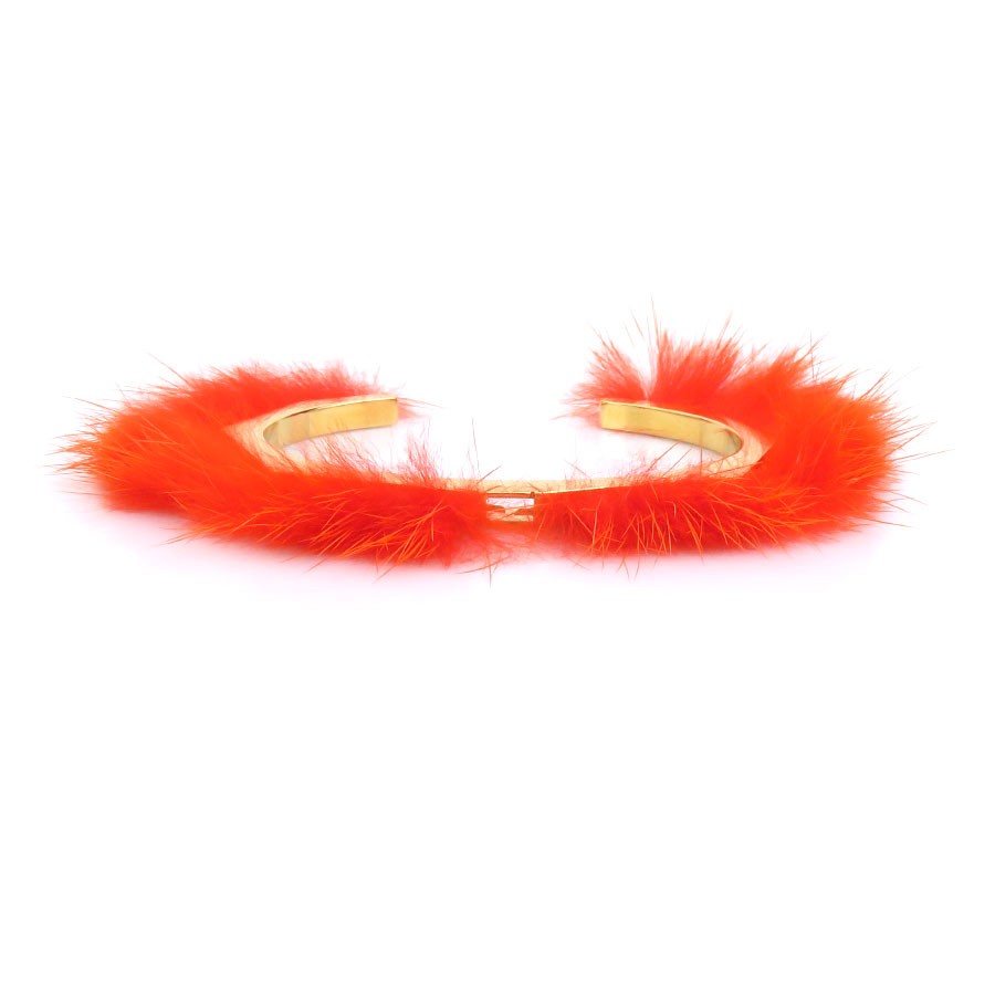 Fendi Bangle Bracelet Orange/Gold