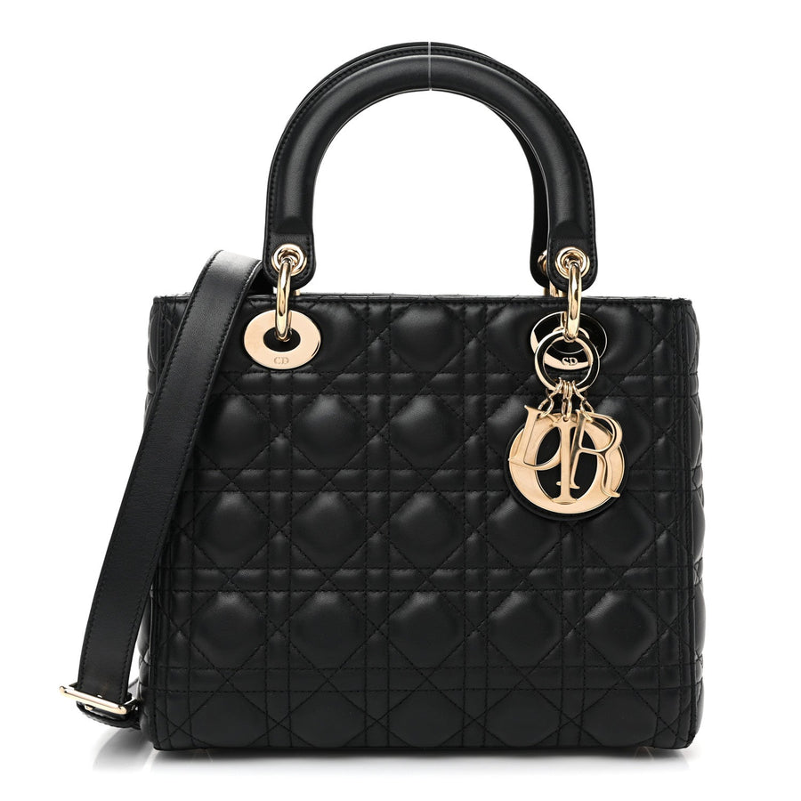 Christian Dior Lambskin Cannage Medium
