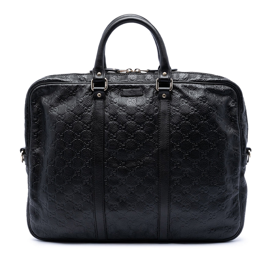 Gucci Ssima Business Bag Pre-Loved Black
