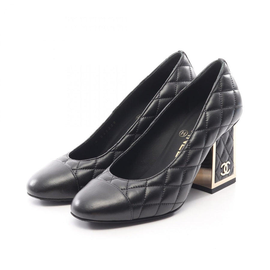 Chanel Matelasse Pumps Heels Shoes #35