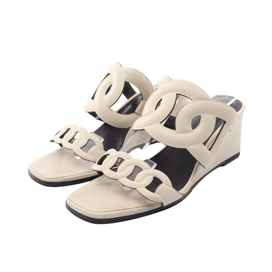 Hermes Figari Wedge Mule Snadal Shoes