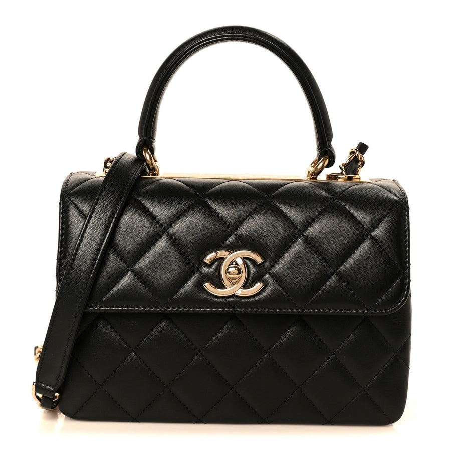 Chanel Lambskin Quilted Mini Trendy Cc