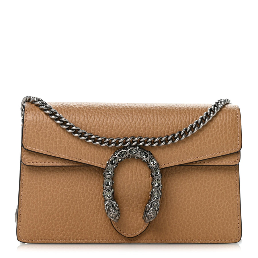 Gucci Dollar Calfskin Crystal Super Mini