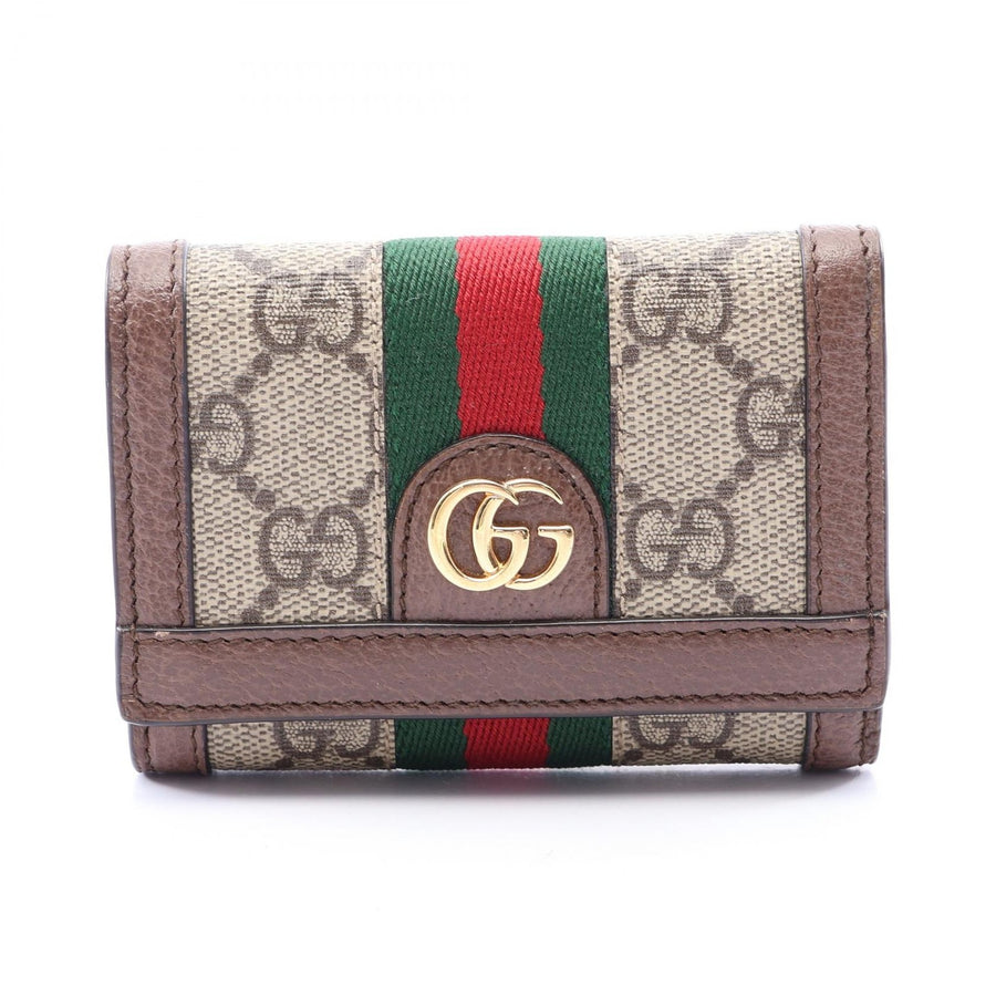 Gucci Ophidia Gg Supreme Tri-Fold
