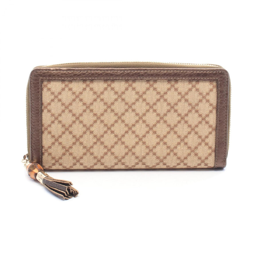 Gucci Diamante Bamboo Around Zip Long