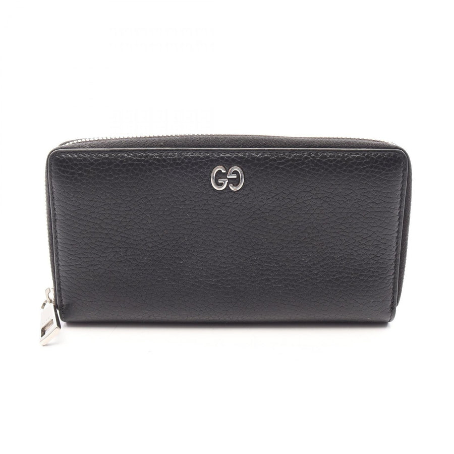 Gucci Gg Metal Zip Around Long Wallet